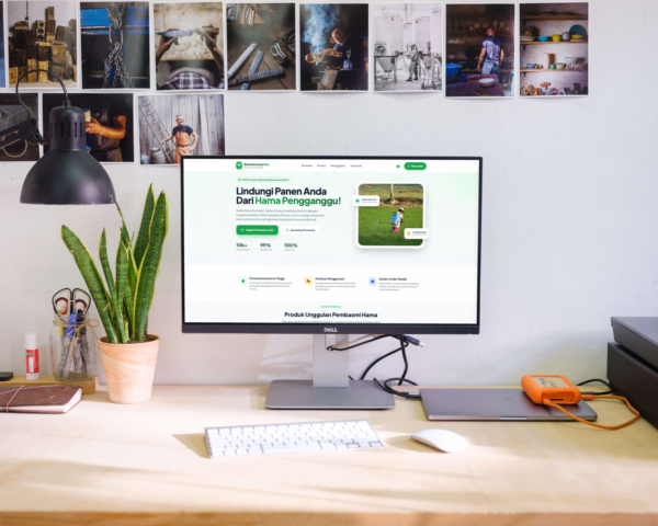 Landing Page Toko Pertanian